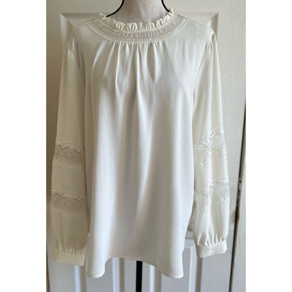Como Black Blouse Size XL